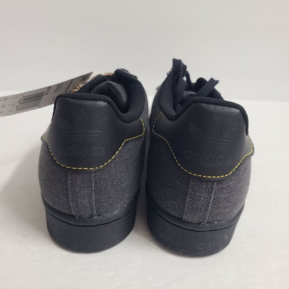 Adidas Originals Superstar Sneakers ID1718 Size 8.5 Carbon Core Black Gold main image 6